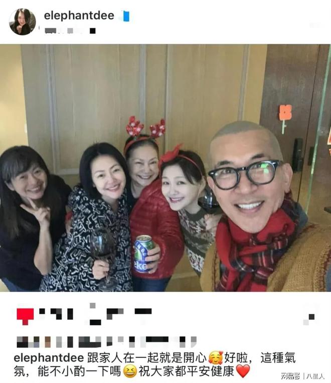 !小S穿棉衣老公戴围巾被嘲连空调都舍不得开九游会真人游戏第一品牌大S一家台北过圣诞(图8)
